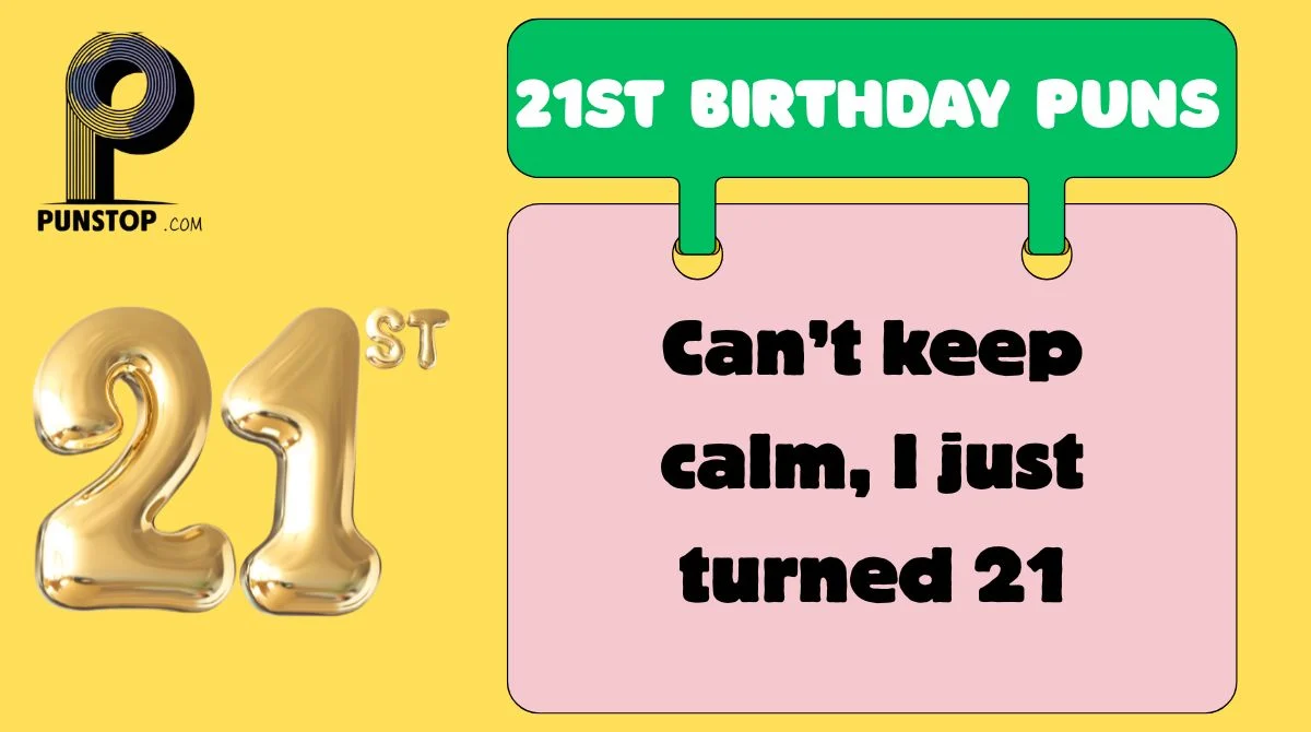 21st Birthday Puns