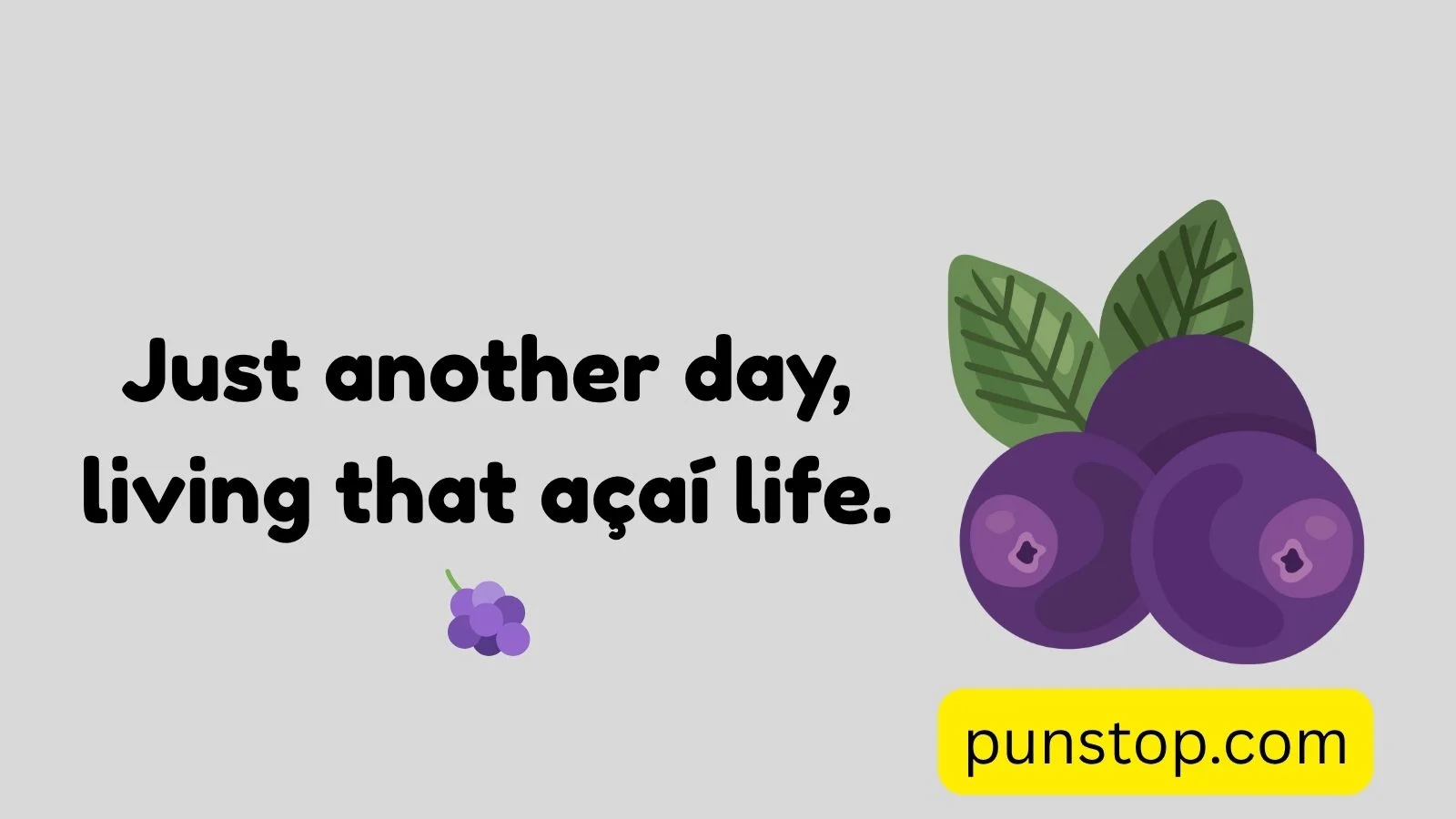 Açaí Puns