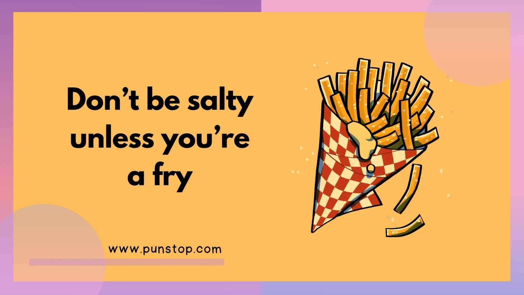 French Fry Puns