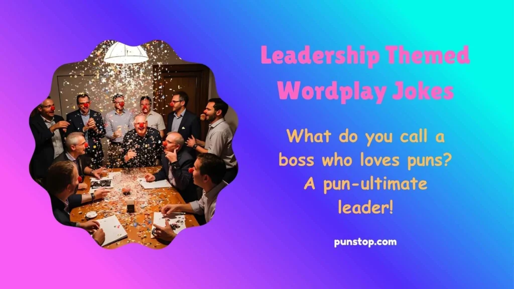 Leadership Themed Wordplay Jokes