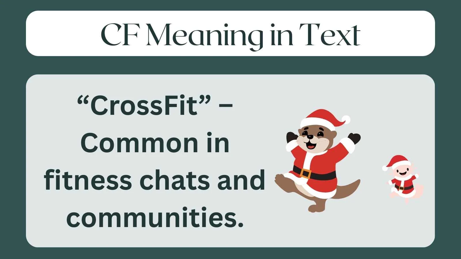 CF Meaning in Text