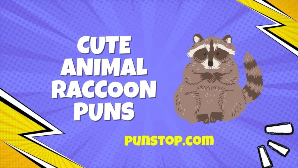 Cute Animal Raccoon Puns