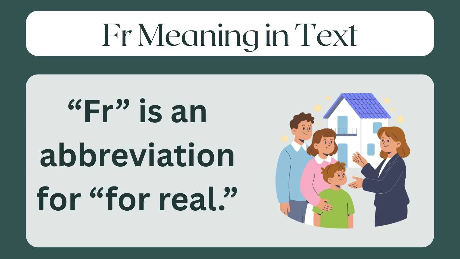 Fr Meaning in Text