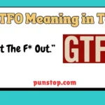 GTFO Meaning in Text