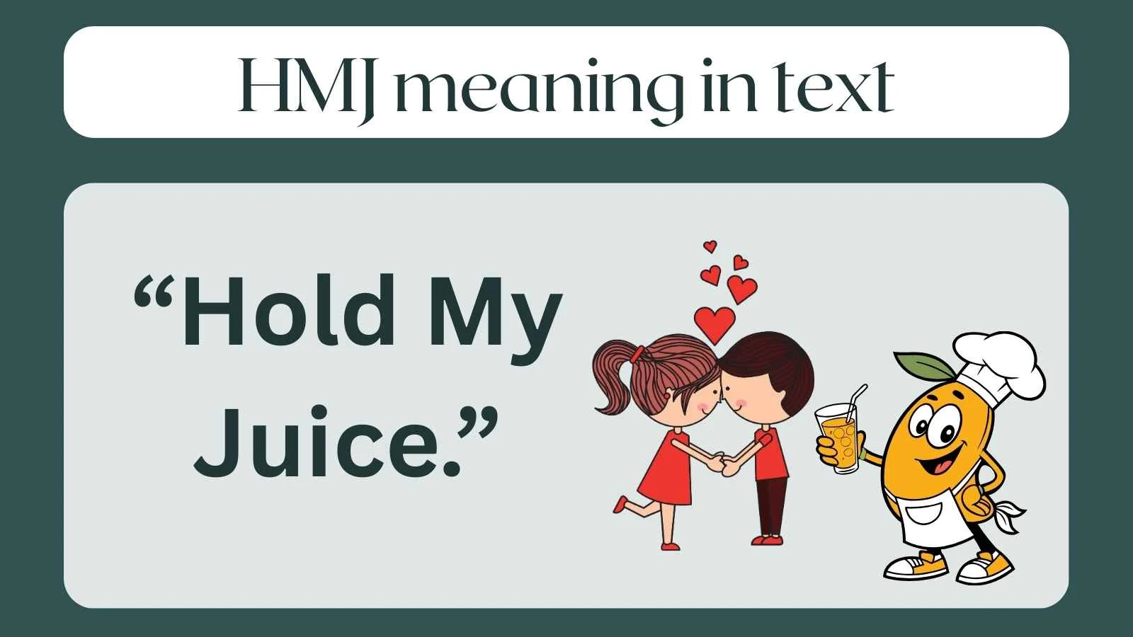 hmj meaning in text