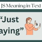 JS Meaning in Text
