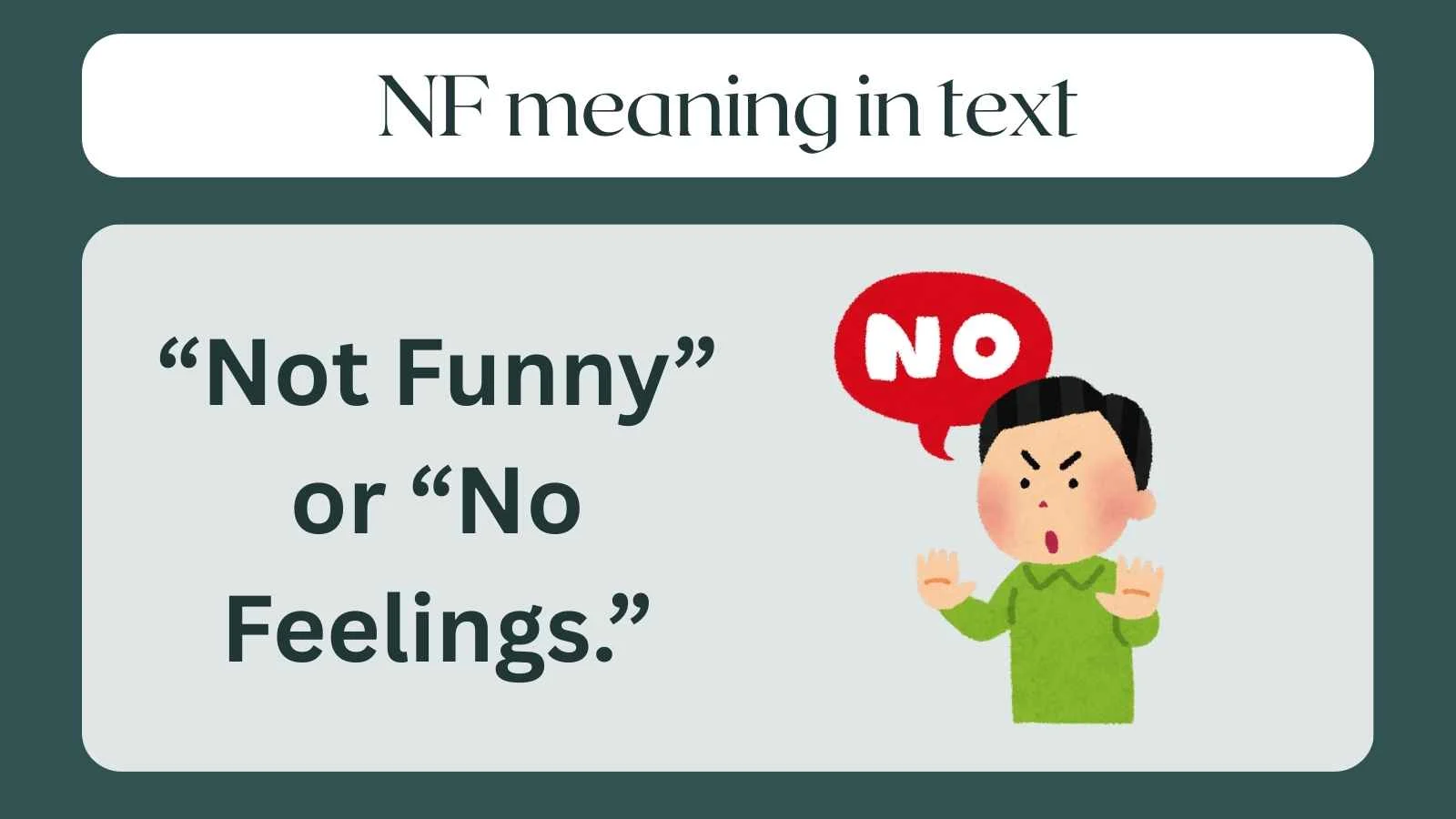 nf meaning in text