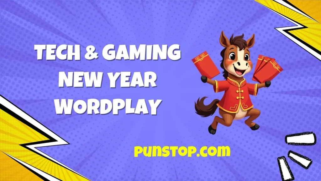 Tech & Gaming New Year Wordplay