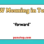 FW Meaning in Text