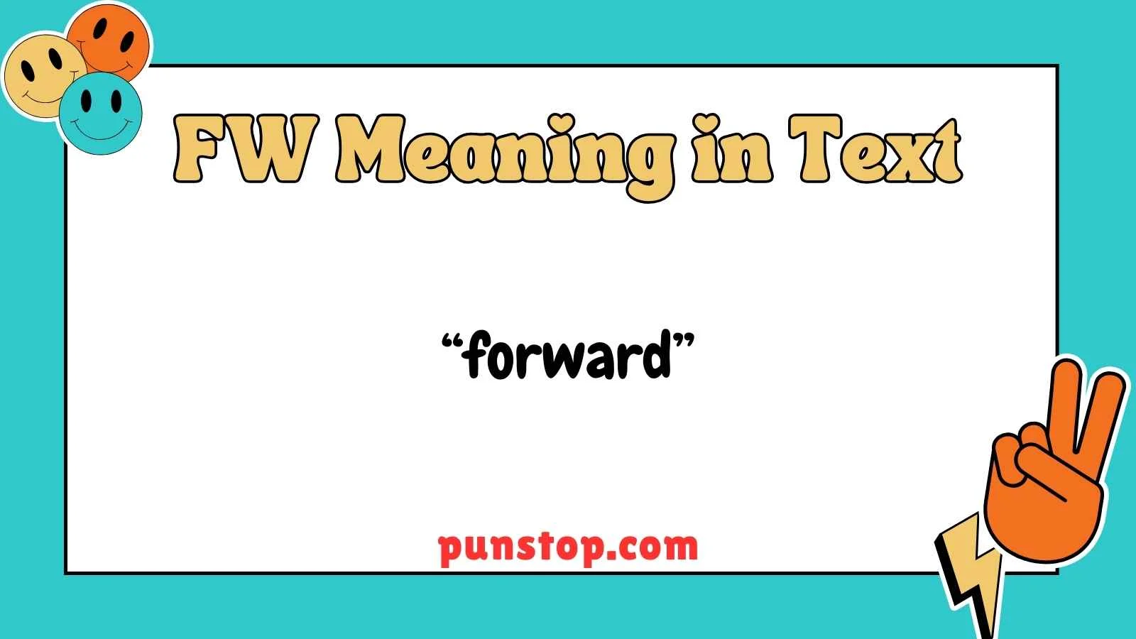 FW Meaning in Text
