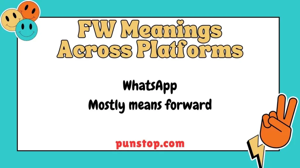 FW Meanings Across Platforms