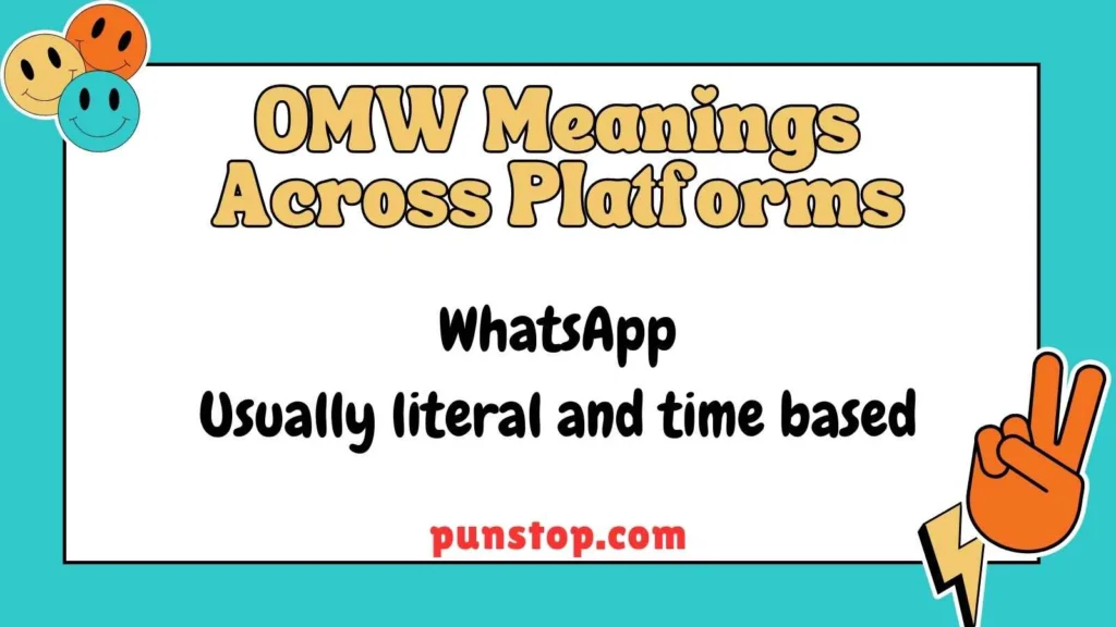 OMW Meanings Across Platforms